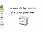 Delivery zones and postal codes